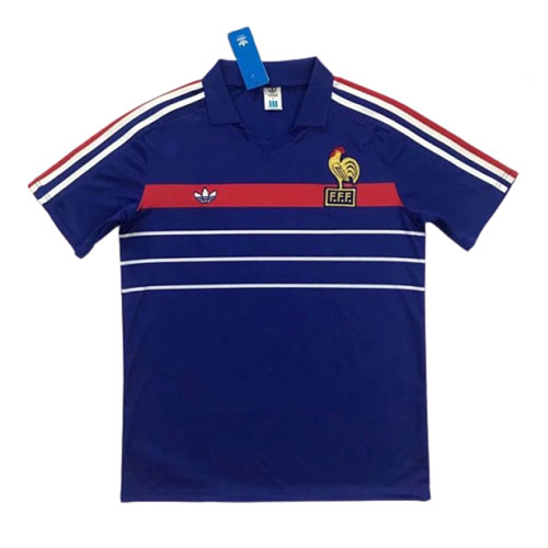 Tailandia Camiseta Francia Primera equipo Retro 1984 1986